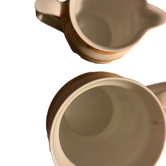 Red , blue, white , Czech union republic pottery. - Picture 3 of 5